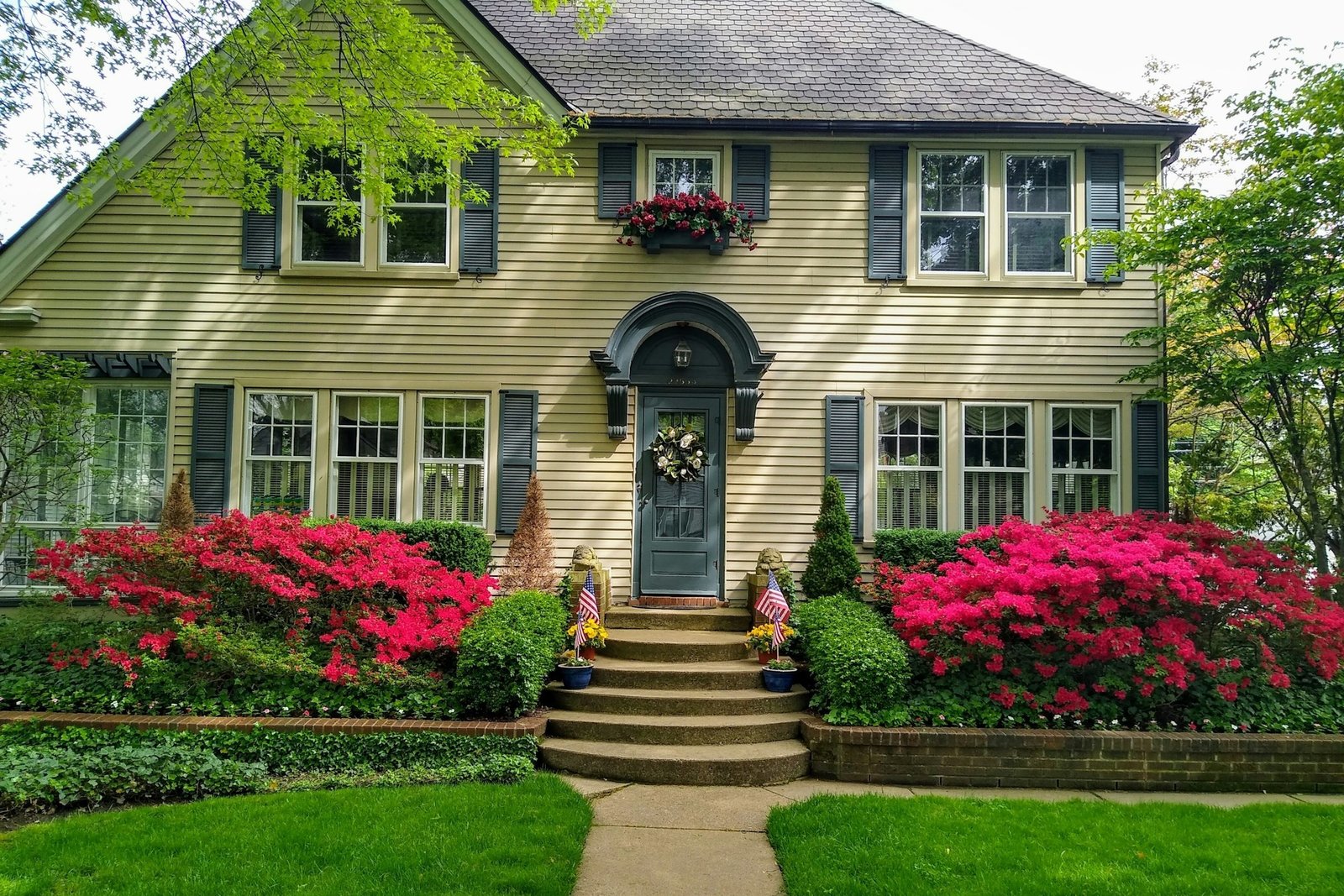 A 1920s colonial home in the Ford Homes Historic District, Dearborn